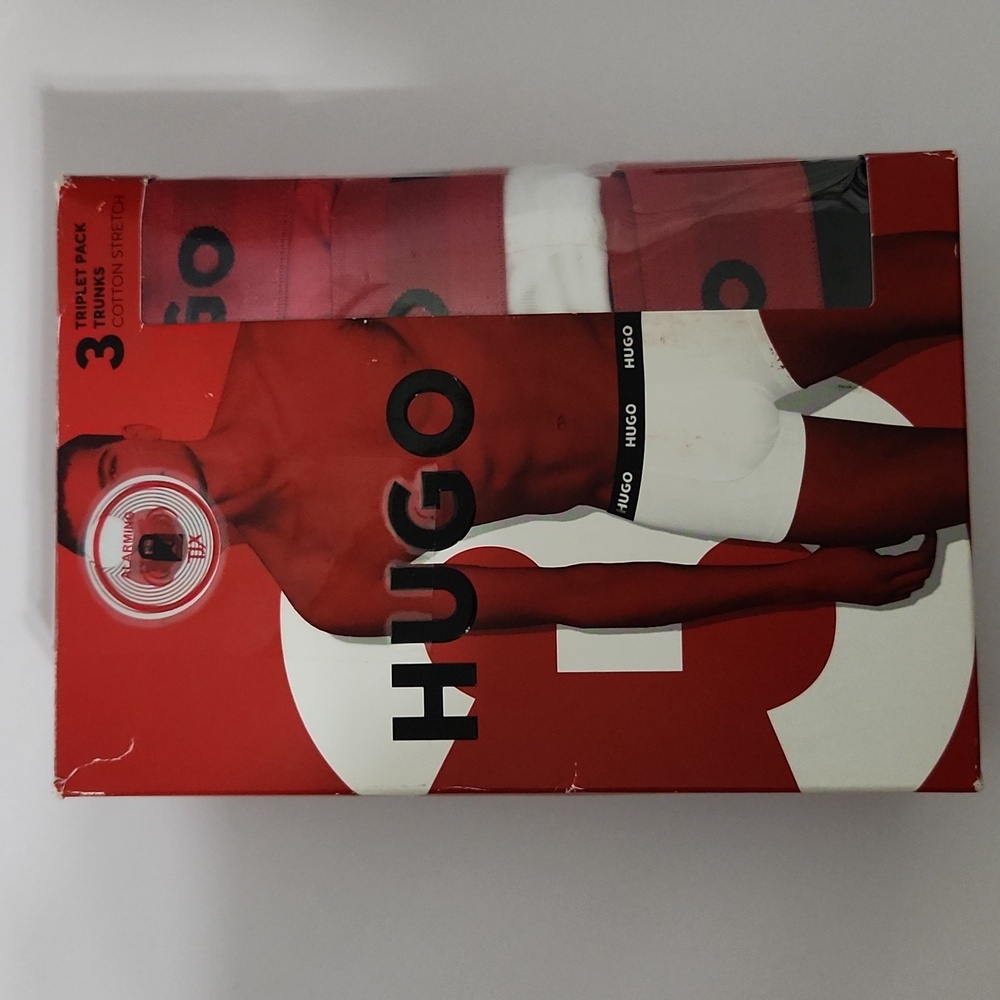 NIB HUGOby Hugo Boss Triplet Pack Trunks. Size XL